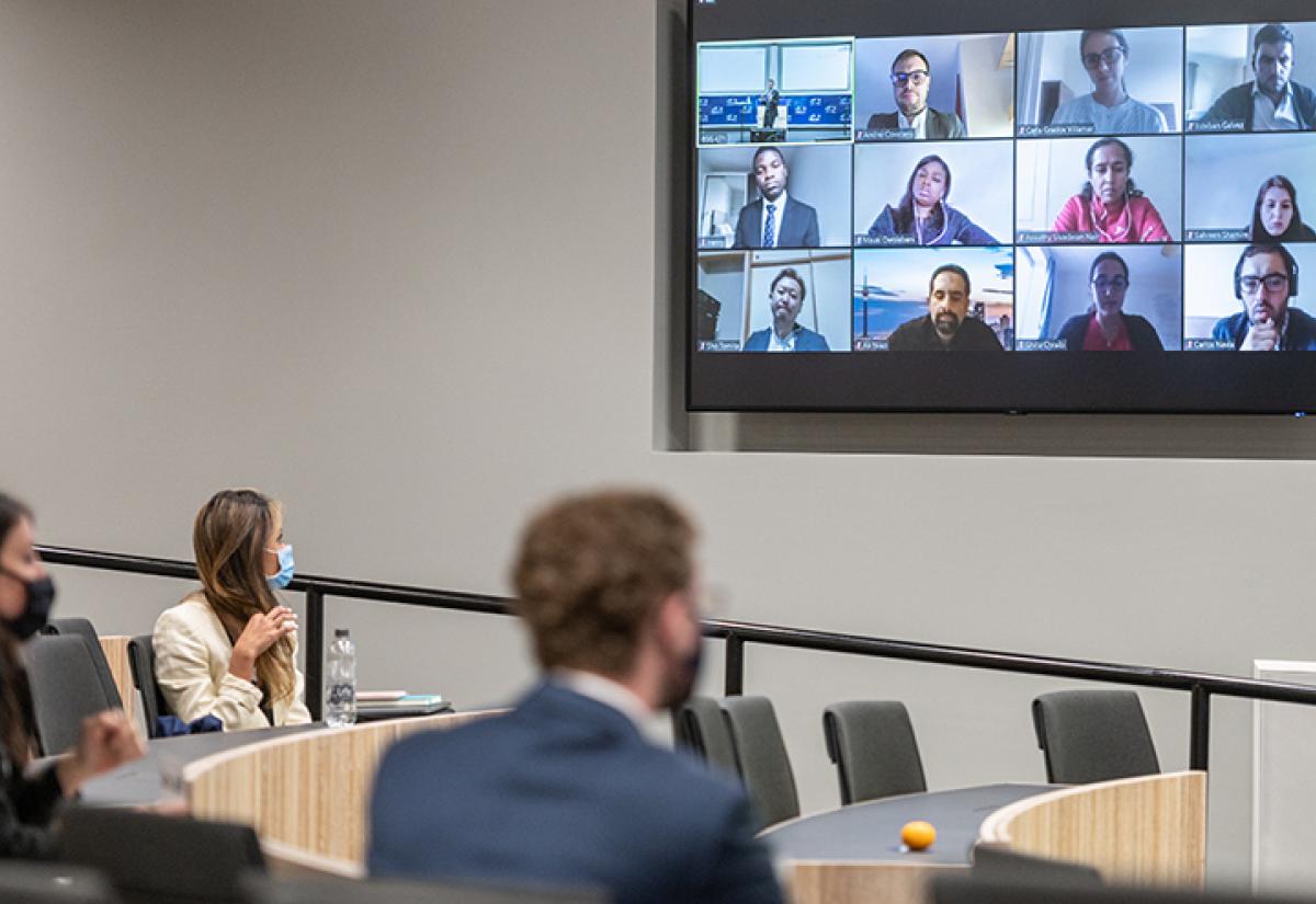 MPP students during induction in September 2020.