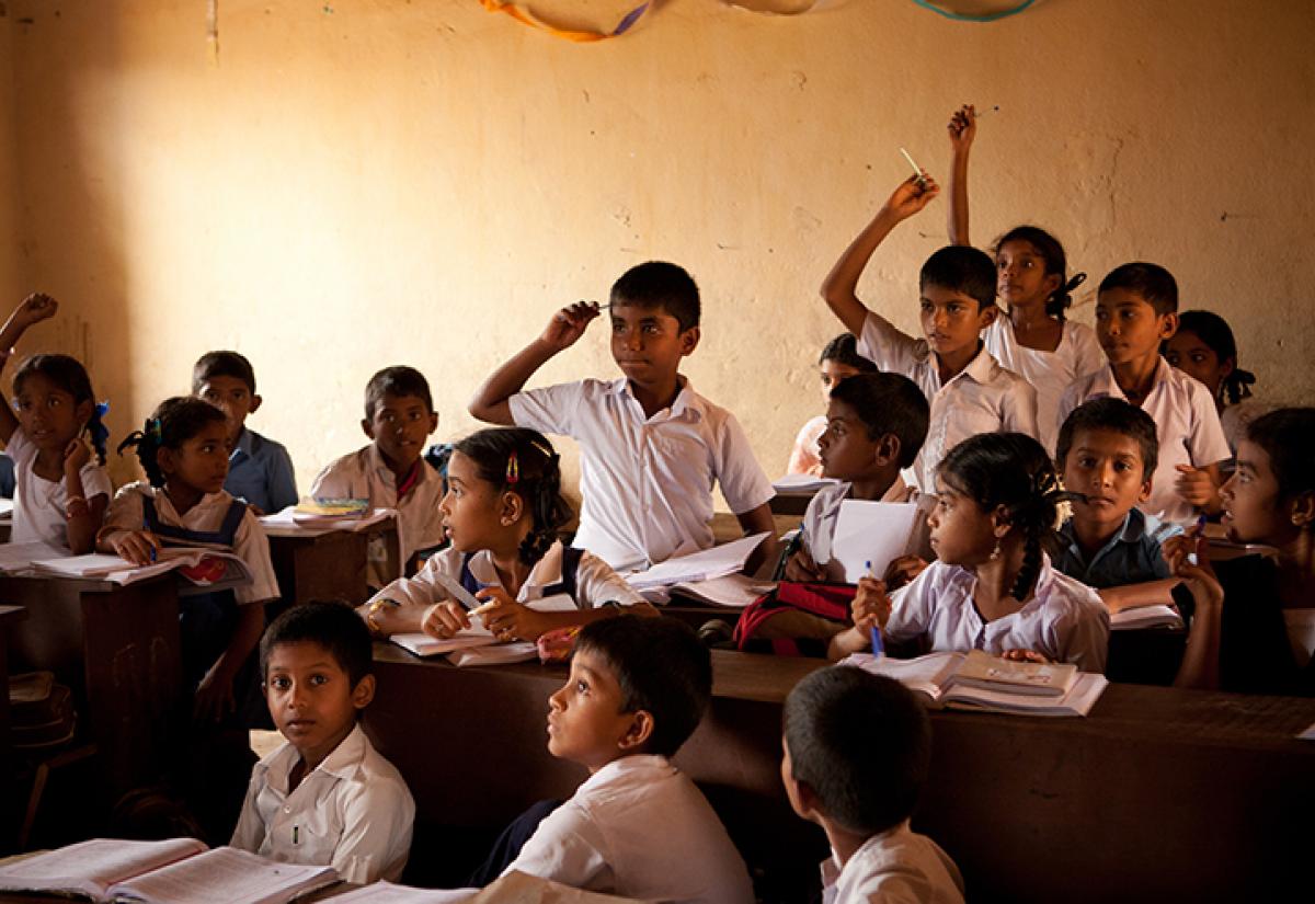 Schoolchildren in India