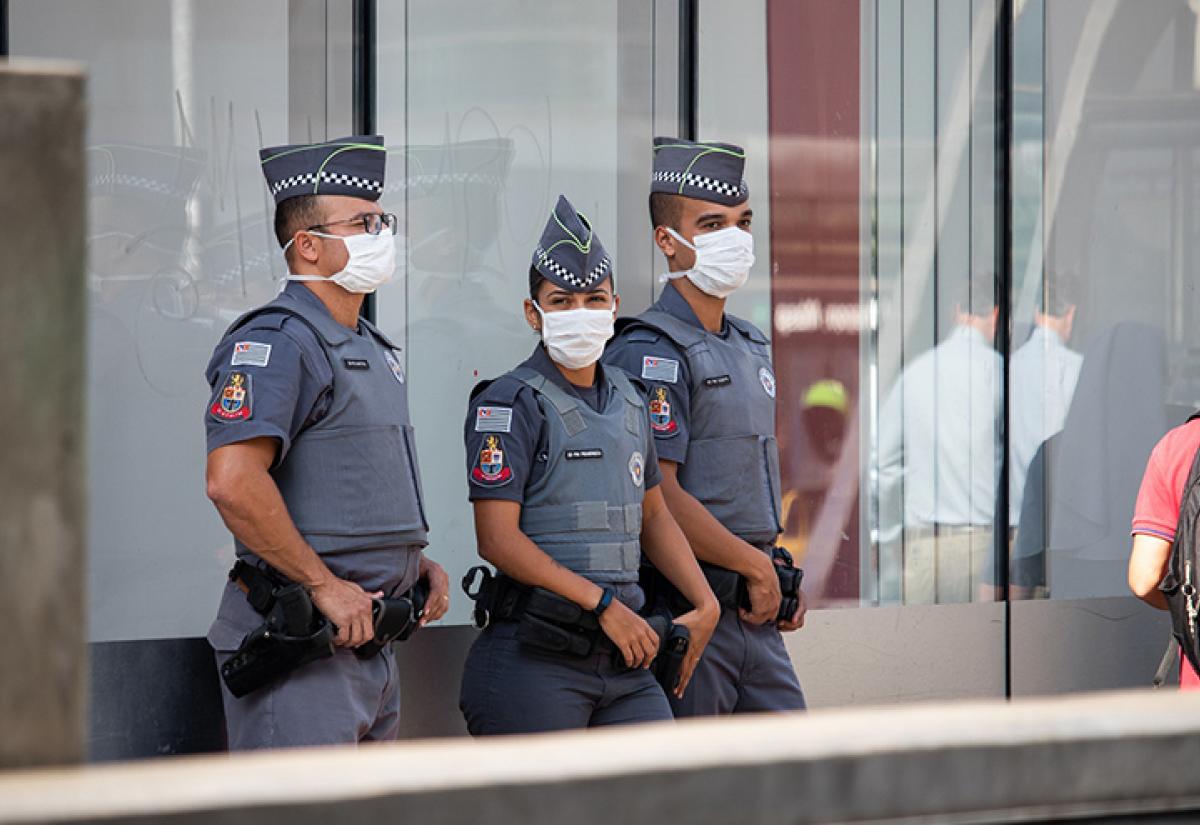 Police in Brazil