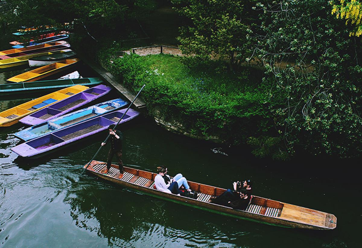 Punts in Oxford 