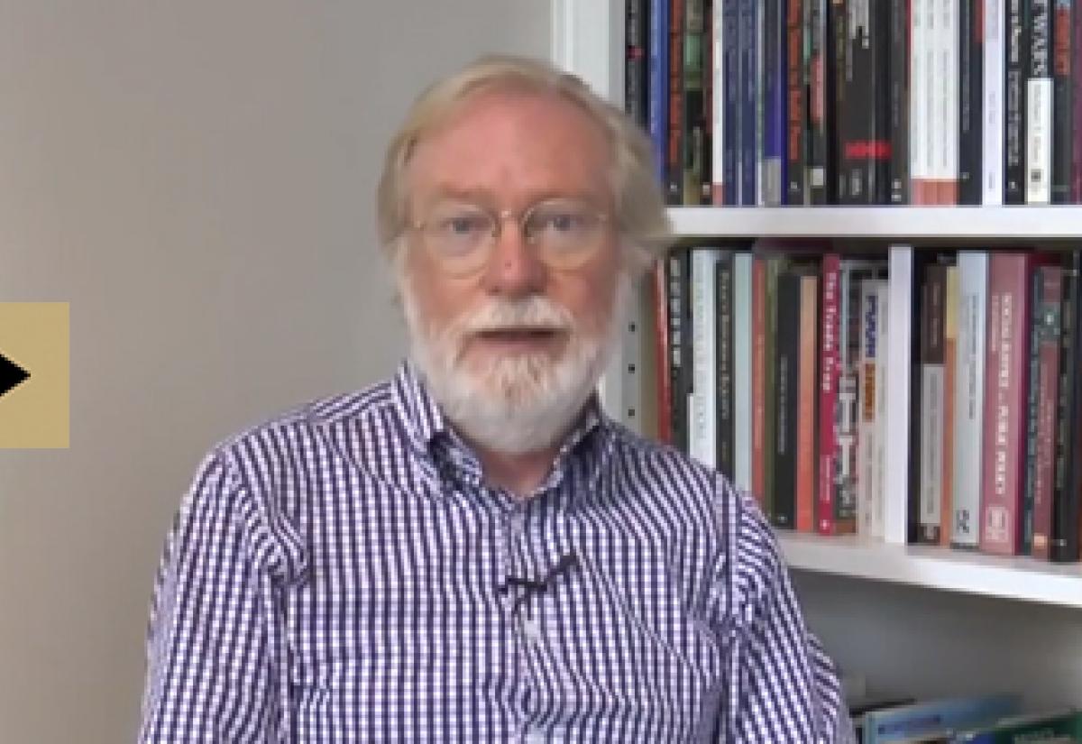 Professor Sir Paul Collier speaking about the MPP course 