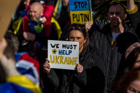 Ukraine Protestor. Photo by Ian Betley on Unsplash