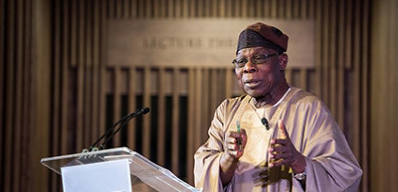 HE Chief Olusegun Obasanjo lecture and Q&A