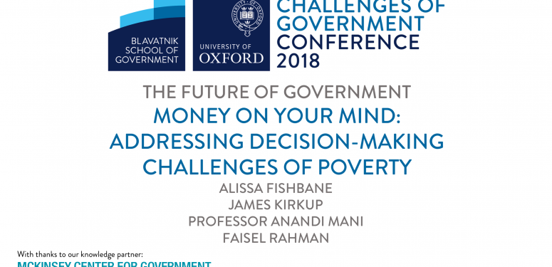 Money on your mind: addressing decision-making challenges of poverty