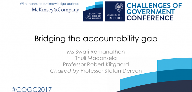 Bridging the accountability gap