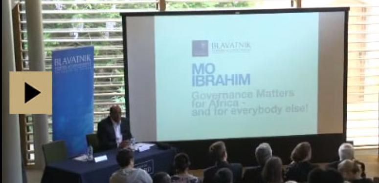 Governance matters for Africa - and for everybody else! Mo Ibrahim