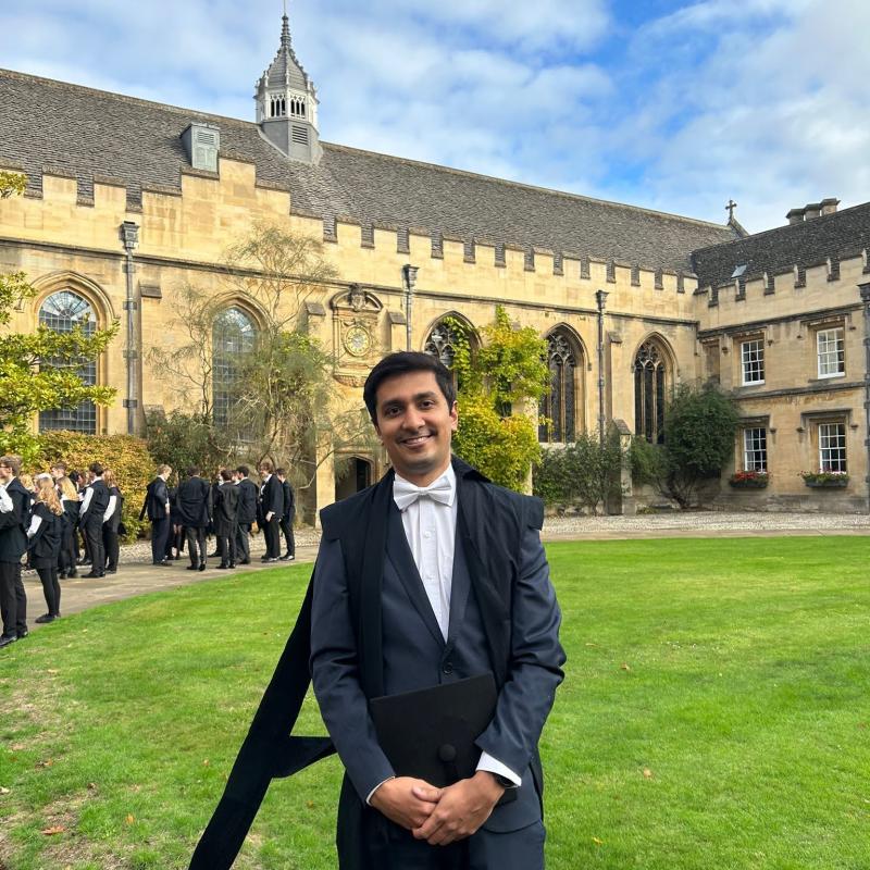 Utkarsh Saxena at matriculation