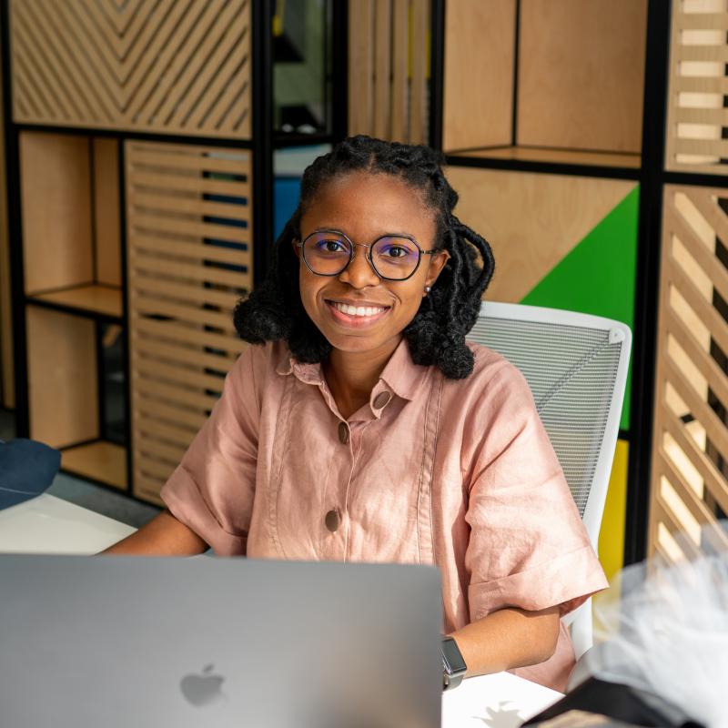 OLUWATAMILORE ONI in the google offices 