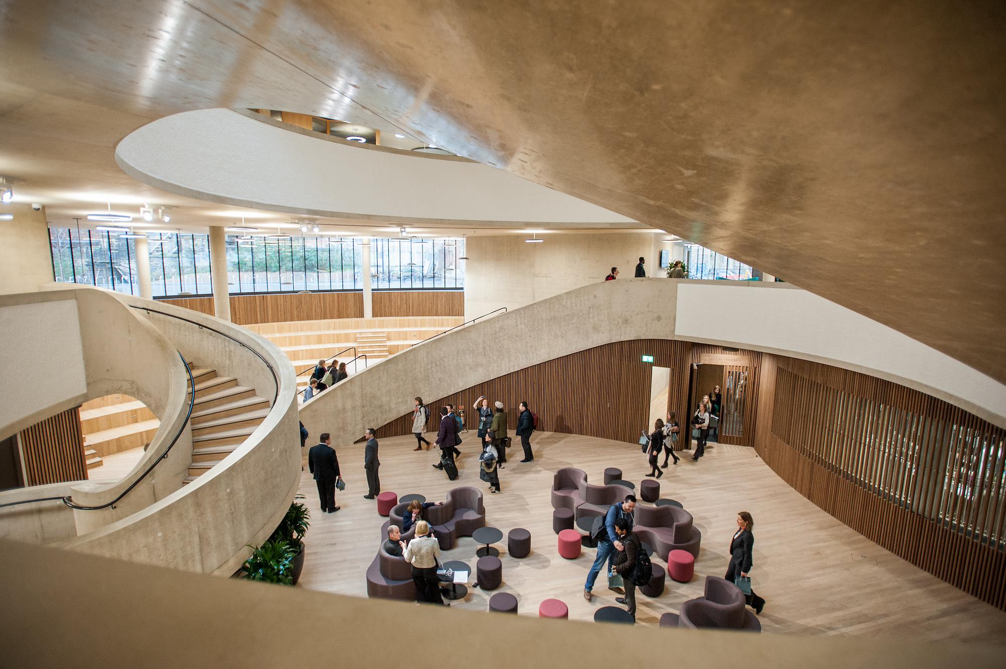 Interior photo of the Blavatnik School