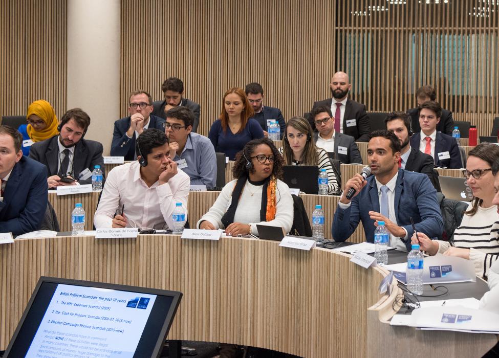 Participants on the ‘Integrity and Values in Government’ course