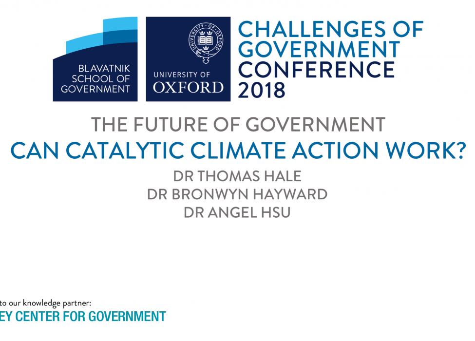 Can catalytic climate action work?