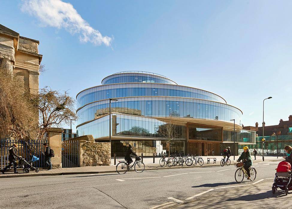 Blavatnik School of Government building from the street