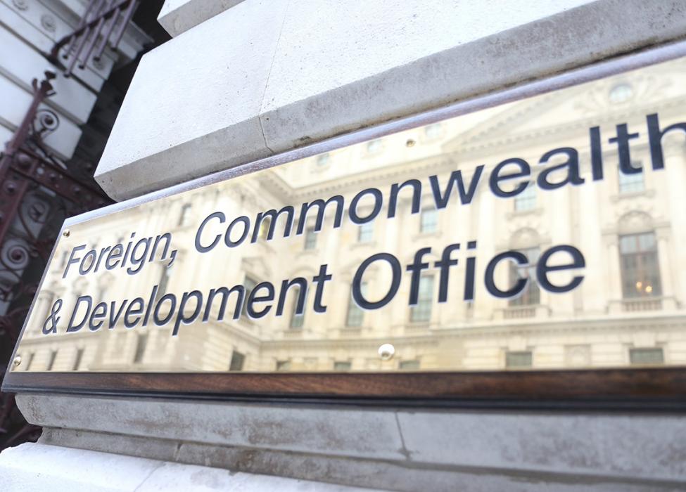 Exterior of the Foreign, Commonwealth & Development Office